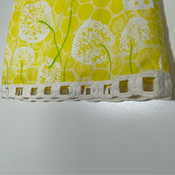 LILLY PULITZER Yellow Dandelion Skirt Size 0 EUC - Picture 3 of 6